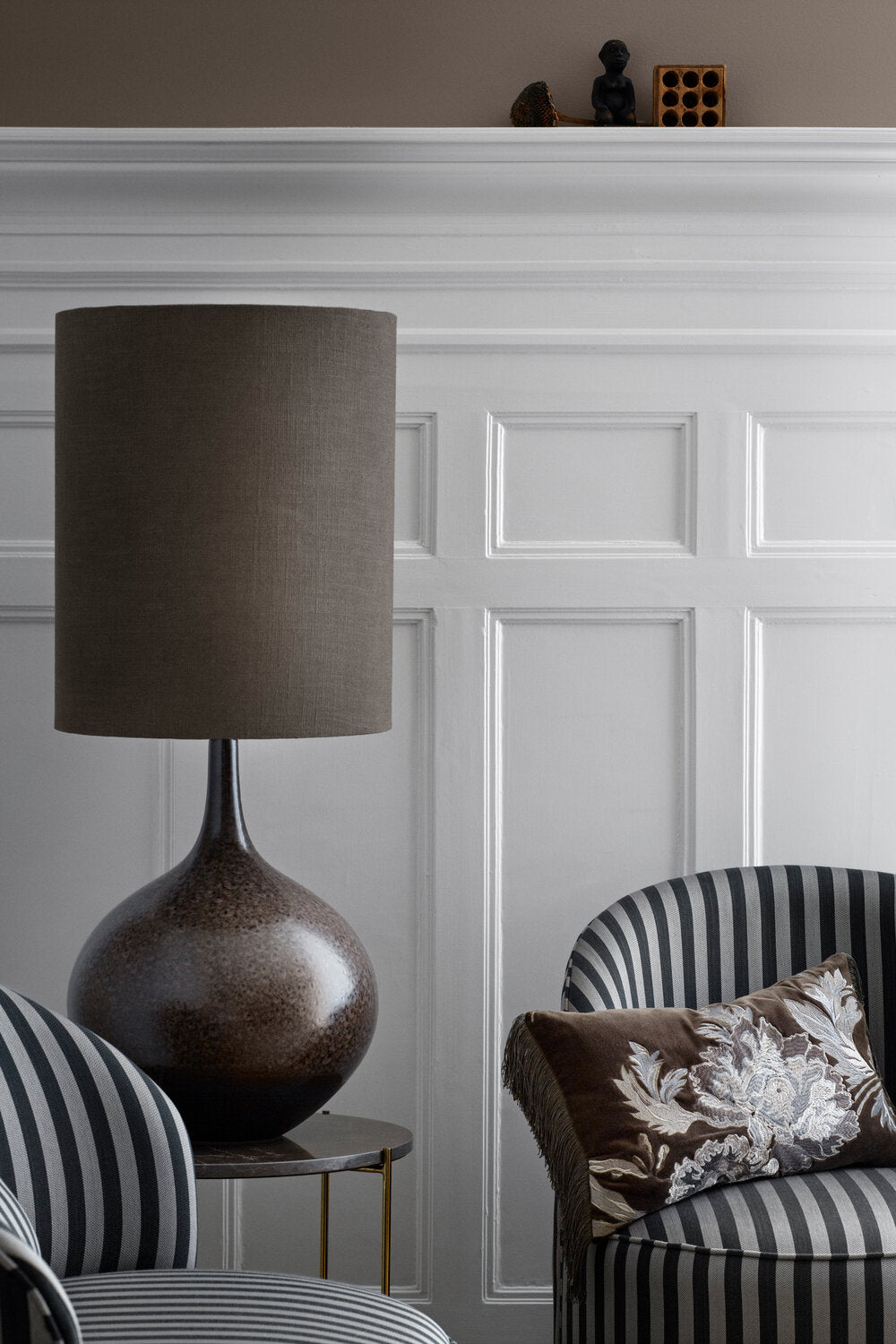 Bella lampe m/skygge- Chestnut